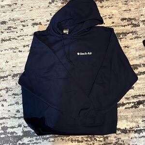 Brand new hooded navy sweatshirt size XL